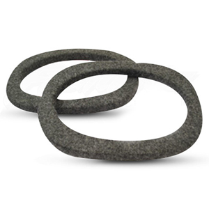 DNA WAS169G 6x9" Large MDF Speaker Spacers Grey Carpet Pair