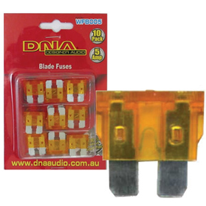 DNA WFB005 10 x 5 AMP Blade Fuse DNA WFB005 10 x 5 AMP Blade Fuse