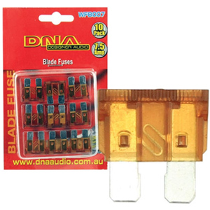 DNA WFB007 10 x 7.5 AMP Blade Fuse DNA WFB007 10 x 7.5 AMP Blade Fuse