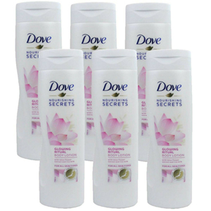 Dove 250ml Nourishing Secrets Glowing Ritual Body Lotion Wash 6 Pack