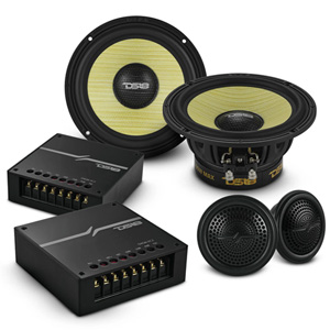 DS18 DXQ 6.5" 2 Way Component Speakers 150W RMS (Pair) DS18 DXQ 6.5" 2 Way Component Speakers 150W RMS (Pair)