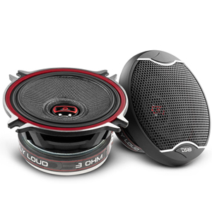 DS18 EXL-SQ4.0 4" Fiberglass Cone 2-Way Coaxial Speakers Pair