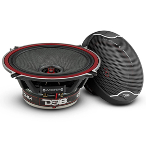 DS18 EXL-SQ5.25 5.25" 2-Way Coaxial Speakers with Fiber Glass Cone