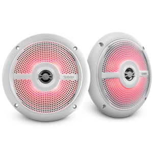 DS18 NXL-6SL NXL 6.5” 2-Way Coaxial Marine Shallow Speaker - White