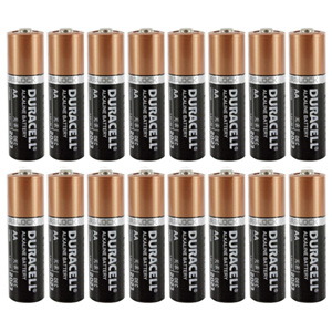 Duracell Coppertop Double AA 1.5V Alkaline Batteries 16 Pack
