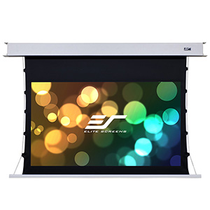 Elite Screens Evanesce Tab Tension 120" In-Ceiling Electric Screen
