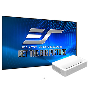 VAVA DLP 4K UST Laser TV + Elite Screens Aeon CLR 2 Screen Bundle