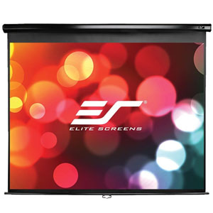 Elite Screens M150UWV2 150" 4:3 Manual Pull Down Screen