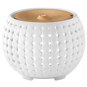 Homedics Ellia Gather White Ultrasonic Light Oil Aroma Diffuser
