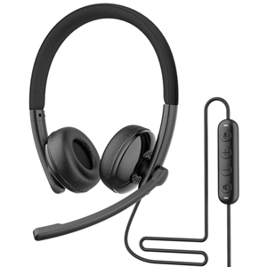 eMeet GeniusCall HS50 USB-C Headset with Boom Microphone