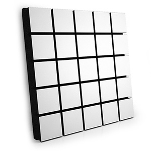 Elite Sound Acoustics Panel 70mm Foam Conference Rooms Grid White Elite Sound Acoustics Panel 70mm Foam Conference Rooms Grid White