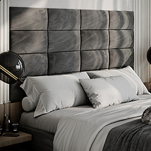 Elite Sound Acoustics Decorative Fabric Velvet Panel - Grey