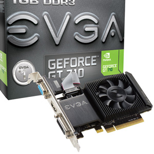 EVGA GeForce GT 710 Low Profile 1GB PCI-E Video Card EVGA GeForce GT 710 Low Profile 1GB PCI-E Video Card