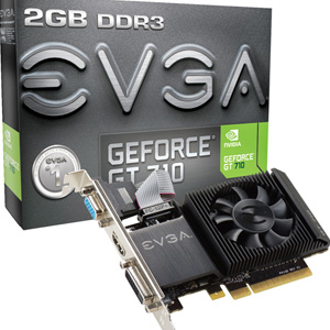 EVGA GeForce GT 710 Low Profile 2GB PCI-E Video Card EVGA GeForce GT 710 Low Profile 2GB PCI-E Video Card
