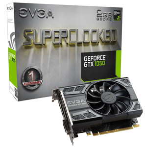 EVGA GeForce GTX 1050 SC GAMING 2GB 02G-P4-6152-KR