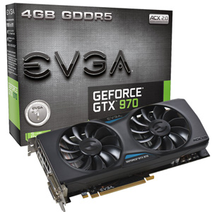 EVGA GeForce GTX 970 4GB ACX 2.0 04G-P4-2972-KR