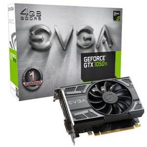 EVGA GeForce GTX 1050 Ti GAMING 4GB ACX 2.0 04G-P4-6251-KR
