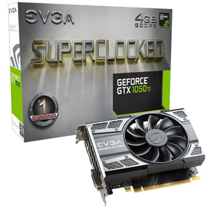 EVGA GeForce GTX 1050 Ti SC 4GB GDDR5 ACX 2.0 04G-P4-6253-KR