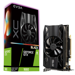 EVGA GeForce GTX 1660 XC Black Gaming 6GB GDDR5 HDB Fan 06G-P4-1161-KR