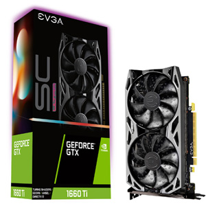 EVGA GeForce GTX 1660 Ti SC ULTRA 6GB GDDR6 Graphics 06G-P4-1667-KR
