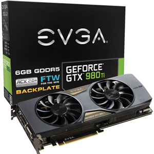 EVGA GeForce 6GB GTX980Ti FTW GTX 980 Ti 06G-P4-4996-KR