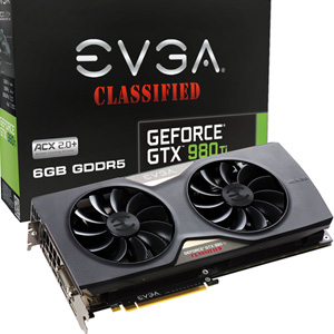 EVGA GeForce 6GB GTX980Ti CLASSIFIED GTX 980 Ti 06G-P4-4998-KR
