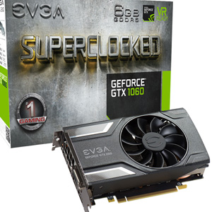 EVGA GeForce GTX 1060 6GB SC ACX 2.0 Gaming Card 06G-P4-6163-KR