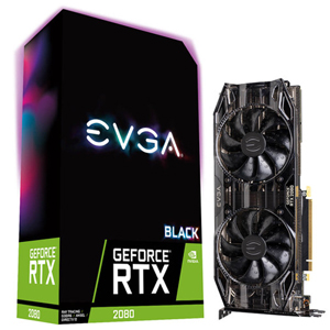 EVGA GeForce RTX 2080 BLACK EDITION GAMING 8GB Graphics Card