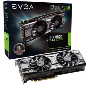EVGA GeForce GTX 1070 Ti 8GB SC Gaming Black 08G-P4-5671-KR EVGA GeForce GTX 1070 Ti 8GB SC Gaming Black 08G-P4-5671-KR