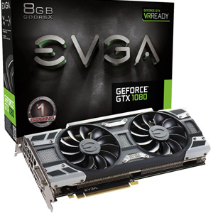 EVGA GeForce GTX 1080 8GB ACX 3.0 Gaming Card 08G-P4-6181-KR EVGA GeForce GTX 1080 8GB ACX 3.0 Gaming Card 08G-P4-6181-KR