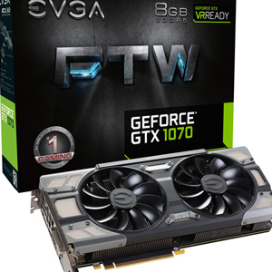 EVGA GeForce GTX 1070 8GB FTW ACX 3.0 Gaming Card 08G-P4-6276-KR