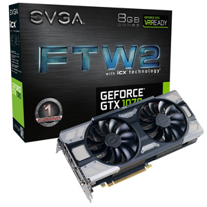 EVGA GeForce GTX 1070 FTW2 GAMING iCX 8GB GDDR5 08G-P4-6676-KR