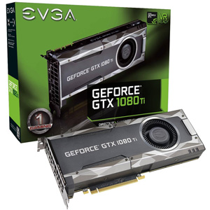 EVGA GeForce GTX 1080 Ti 11GB Gaming Video Card 11G-P4-5390-KR EVGA GeForce GTX 1080 Ti 11GB Gaming Video Card 11G-P4-5390-KR