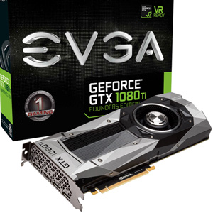 EVGA GeForce GTX 1080 11GB Ti FOUNDERS EDITION 11G-P4-6390-KR