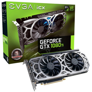 EVGA GeForce GTX 1080 Ti SC2 11GB iCX Video Card 11G-P4-6593-KR EVGA GeForce GTX 1080 Ti SC2 11GB iCX Video Card 11G-P4-6593-KR