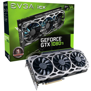 EVGA GeForce GTX 1080 Ti FTW3 11GB Gaming Card 11G-P4-6696-KR EVGA GeForce GTX 1080 Ti FTW3 11GB Gaming Card 11G-P4-6696-KR