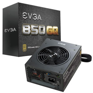 EVGA 850 GQ 850W Power Supply Modular 80 Plus Gold PSU 210-GQ-0850-V4