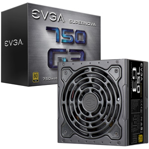 EVGA SuperNOVA 750W G3 80+ Gold Power Supply PSU ECO Mode
