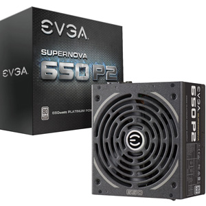 EVGA SuperNOVA 650W P2 80+ Platinum Power Supply PSU ECO Mode