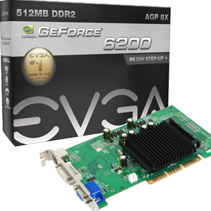 EVGA GeForce 6200 512MB AGP Video Card