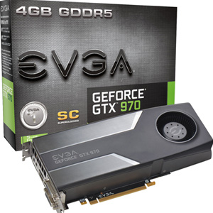 EVGA GeForce GTX 970 4GB Superclocked PCI-E 3.0 Video Card