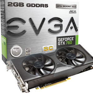 EVGA GeForce GTX 760 2GB SC ACX PCI-E 3.0 Video Card