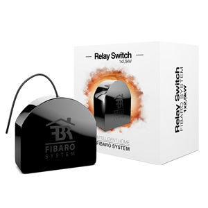 FIBARO FGS-212 Z-Wave On/Off Relay Switch Insert 1 x 2.5 KW FIBARO FGS-212 Z-Wave On/Off Relay Switch Insert 1 x 2.5 KW