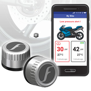 Fobo Bike 2 Tyre Bluetooth 5.0 Wireless TPMS DIY 116 PSI Silver Fobo Bike 2 Tyre Bluetooth 5.0 Wireless TPMS DIY 116 PSI Silver