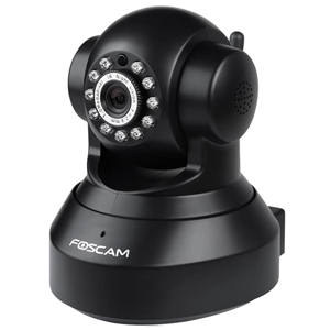 Foscam FI9816P 1MP 720p HD 23FPS Wireless IP Camera Pan Tilt Black