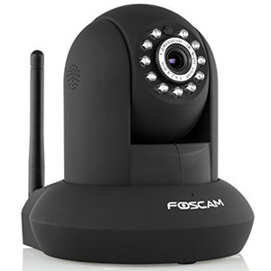 Foscam FI9821P 1.0M Pixels 720P Black Wireless Indoor IP Camera