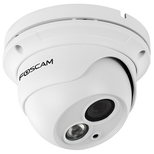 Foscam FI9853EP 1.0MP 720p Outdoor Wired Mini Dome IP Camera Foscam FI9853EP 1.0MP 720p Outdoor Wired Mini Dome IP Camera