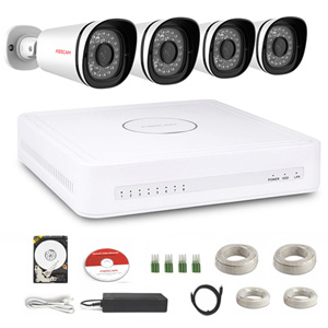 Foscam FN3104W-B4-1T 4 x 720P Cameras + 1TB NVR Security System Foscam FN3104W-B4-1T 4 x 720P Cameras + 1TB NVR Security System