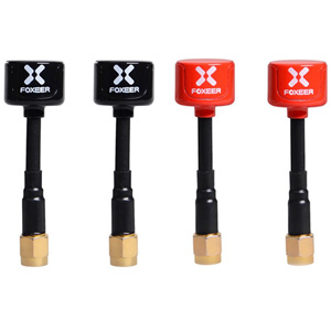 Foxeer Lolipop Mini 5.8GHz Antenna RHCP SMA 2 Pack Red/ Black Foxeer Lolipop Mini 5.8GHz Antenna RHCP SMA 2 Pack Red/ Black