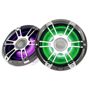 Fusion Marine SG-FL772SPC 7.7" Chrome Grille Speakers 010-02433-11